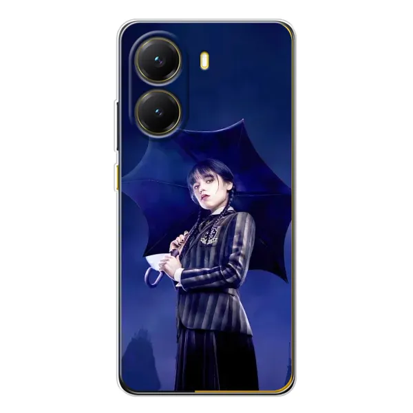 Чехол с рисунком «Уэнсдей с зонтом» для Xiaomi POCO X7 Pro Чехол с рисунком «Уэнсдей с зонтом» для Xiaomi POCO X7 Pro