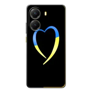 Силиконовый Чехол на Xiaomi POCO X7 Pro (Я-Украина) (Украинское сердце)
