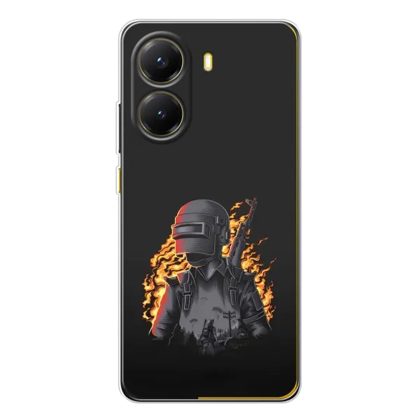Чехол с рисунком «В огне» для Xiaomi POCO X7 Pro Чехол с рисунком «В огне» для Xiaomi POCO X7 Pro