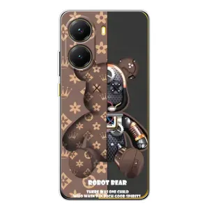 Силиконовый чехол для Xiaomi POCO X7 Pro (Медмедь Луи Виттон)