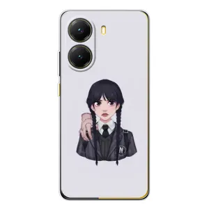 Чехлы с принтом Уэнсдей на Xiaomi POCO X7 Pro (Вещь Венсдей)