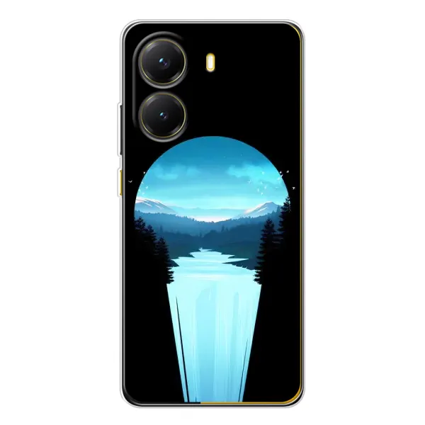 Чехол с рисунком «Синий Водопад» для Xiaomi POCO X7 Pro Чехол с рисунком «Синий Водопад» для Xiaomi POCO X7 Pro