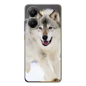 Чехол с Волком на Xiaomi POCO X7 Pro (Волк на снегу)