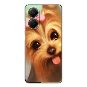 Чехол (ТПУ) Милые собачки для Xiaomi POCO X7 Pro (Йоршенский терьер)