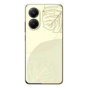 Чехол цветочный дизайн для Xiaomi POCO X7 Pro (Зелёный фон)
