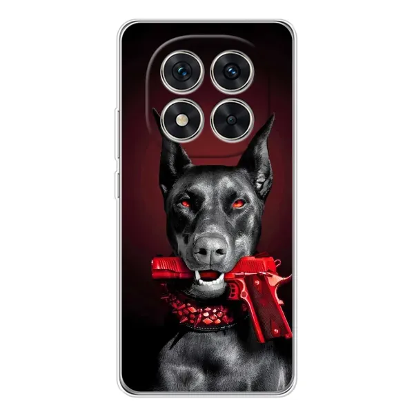 Чехол с рисунком «Доберман злой» для Xiaomi POCO X7
