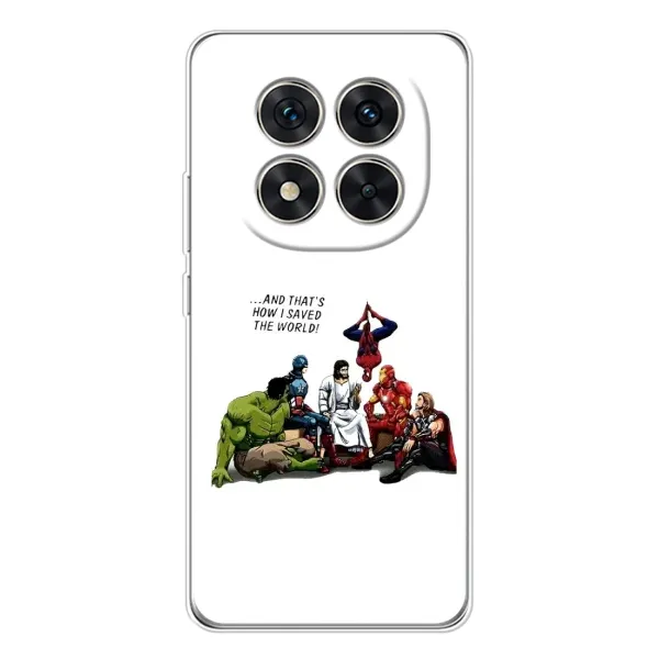 Чохол з малюнком «Ісус супергерой» для Xiaomi POCO X7 Чохол з малюнком «Ісус супергерой» для Xiaomi POCO X7