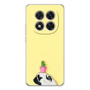 Бампер для Xiaomi POCO X7 з картинкою "Песики" (Кактус на голові)
