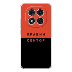 Чехлы УПА (Красно-Чёрный) на Xiaomi POCO X7 (Правый Серктор)