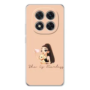 Силіконовый Чохол на Xiaomi POCO X7 з картинкой Модных девушек (З собакою)
