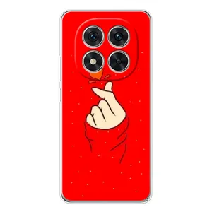 Чохол (Знак сердечка) для Xiaomi POCO X7 (Сердечко на червоному)