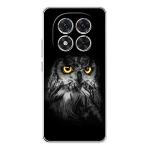 Чехлы с принтом СОВЫ для Xiaomi POCO X7 (Сова на чёрном)