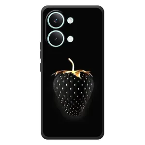 Чохол з зображенням смачної їжі для Xiaomi Poco X8 Pro Max (Чорна полуниця)