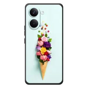 Чохли з тематикою "КВІТИ" на Xiaomi Poco X8 Pro Max (Квітка-морозиво)
