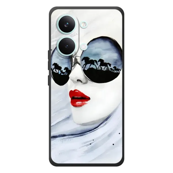 Чехол с рисунком «Любительница коней» для Xiaomi Poco X8 Pro Max