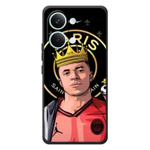 Чехол (TPU) с Футболистом на Xiaomi Poco X8 Pro Max (Mbappe King)