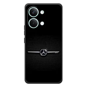 Силиконовый бампер с картинкой машины на Xiaomi Poco X8 Pro Max (Mercedes)