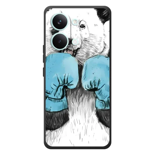 Чехол с рисунком «Панда боксер» для Xiaomi Poco X8 Pro Max