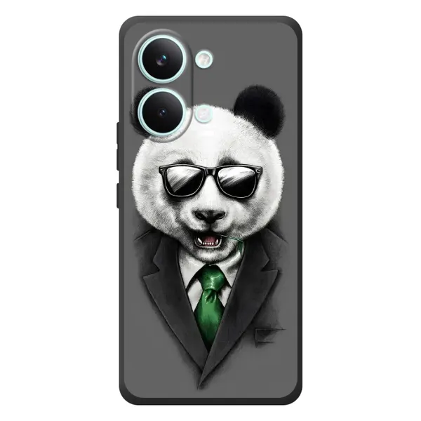 Чехол с рисунком «Панда в очках» для Xiaomi Poco X8 Pro Max