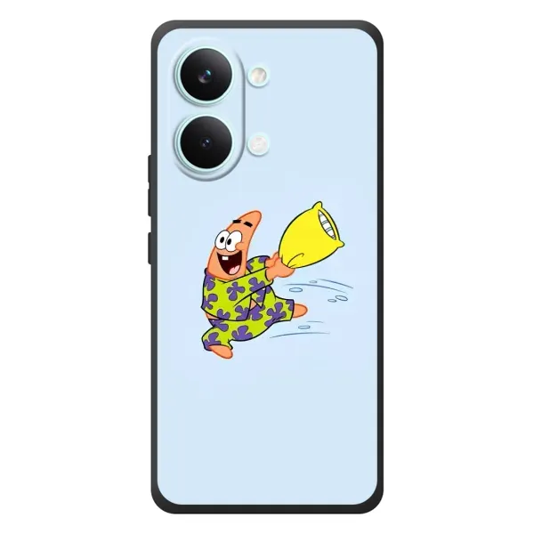Чехол с рисунком «Патрик с подушкой» для Xiaomi Poco X8 Pro Max