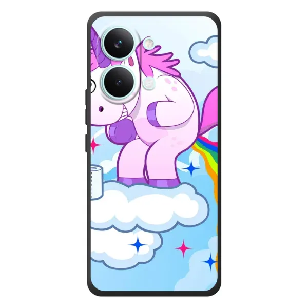 Чехол с рисунком «Радуга единорожка» для Xiaomi Poco X8 Pro Max