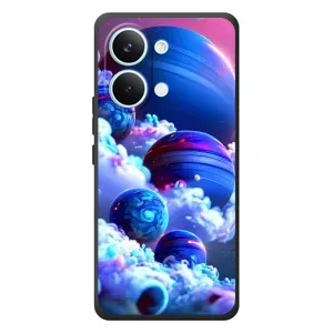 Чохли КОСМОС на Xiaomi Poco X8 Pro Max (Сині планети)