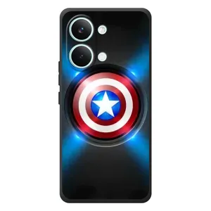 Чохол с Щітом Капітана Америки на Xiaomi Poco X8 Pro Max (Яскраий Щит Капітана)