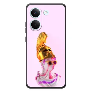Чехол с Прикольным принтом на Xiaomi Poco X8 Pro (АРТ Статуя)