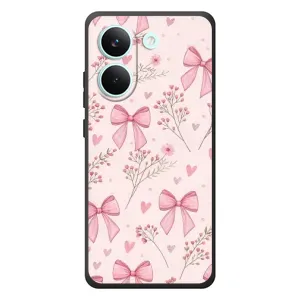 Чехол банты для Xiaomi Poco X8 Pro (Банты с цветами)