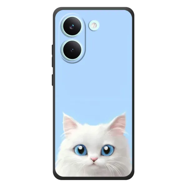 Чехол с рисунком «Белый кот» для Xiaomi Poco X8 Pro Чехол с рисунком «Белый кот» для Xiaomi Poco X8 Pro