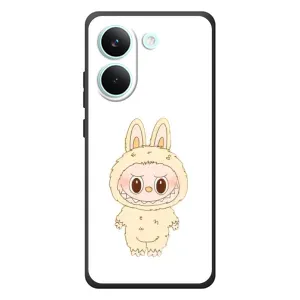 Чохол з принтом Лабубу для Xiaomi Poco X8 Pro (Бежевий Лабубу)