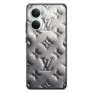 Текстурный Чехол Louis Vuitton для :Xiaomi Поко X8 Про (Бежевый ЛВ)