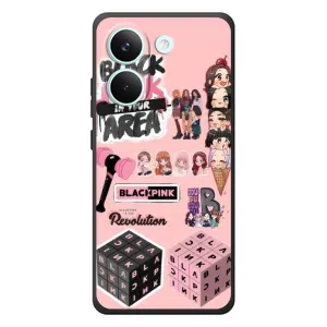 Чехлы с картинкой для Xiaomi Poco X8 Pro (BLACK PINK коллаж)