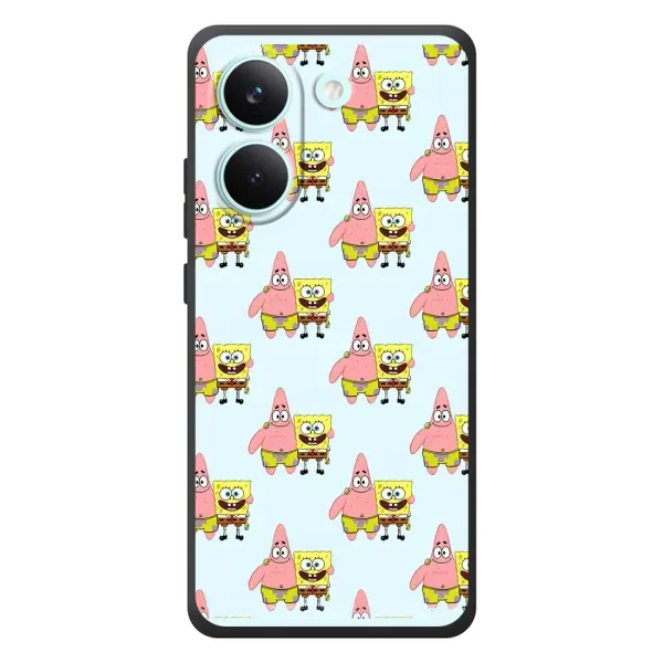 Чехол с рисунком «Боб и Патрик» для Xiaomi Poco X8 Pro