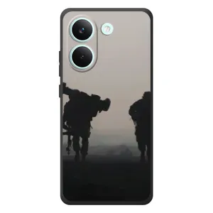 Чехлы на военную тематику для Xiaomi Poco X8 Pro (Бой солдат)