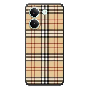 Чехол с рисунком «Burberry стиль» для Xiaomi Poco X8 Pro