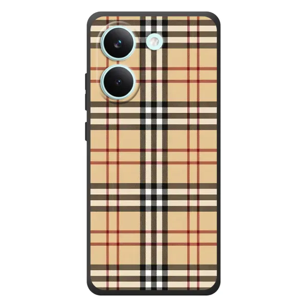 Чехол с рисунком «Burberry стиль» для Xiaomi Poco X8 Pro