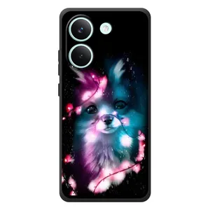 Чехол с Лисичкой для Xiaomi Poco X8 Pro (Черная Лиса)