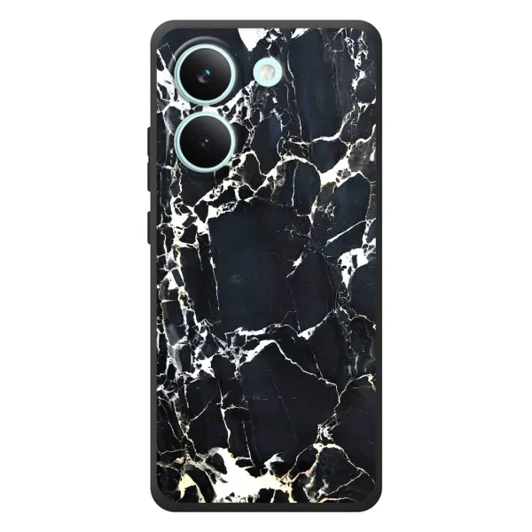 Чехол с рисунком «Чёрный мрамор» для Xiaomi Poco X8 Pro Чехол с рисунком «Чёрный мрамор» для Xiaomi Poco X8 Pro