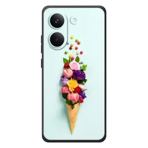 Чохли з тематикою "КВІТИ" на Xiaomi Poco X8 Pro (Квітка-морозиво)