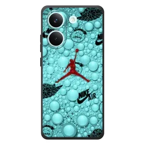 Силиконовый Чехол Nike Air Jordan на Поко X8 Про (Джордан Найк)
