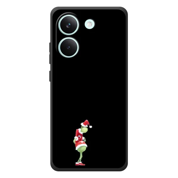 Чехол с рисунком «Гринч на чорном» для Xiaomi Poco X8 Pro