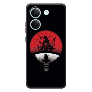 Чохли з принтом Ітачі Учіха на Xiaomi Poco X8 Pro (Ітачі на чорному)