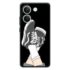 Чехол с Прикольным принтом на Xiaomi Poco X8 Pro (Кеды)