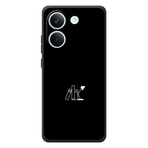 Чехол с картинками на черном фоне для Xiaomi Poco X8 Pro (Книжки)