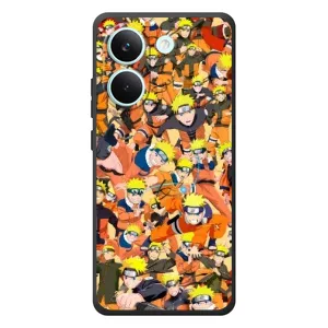 Чохли з принтом НАРУТО на Xiaomi Poco X8 Pro (Коллаж Наруто)