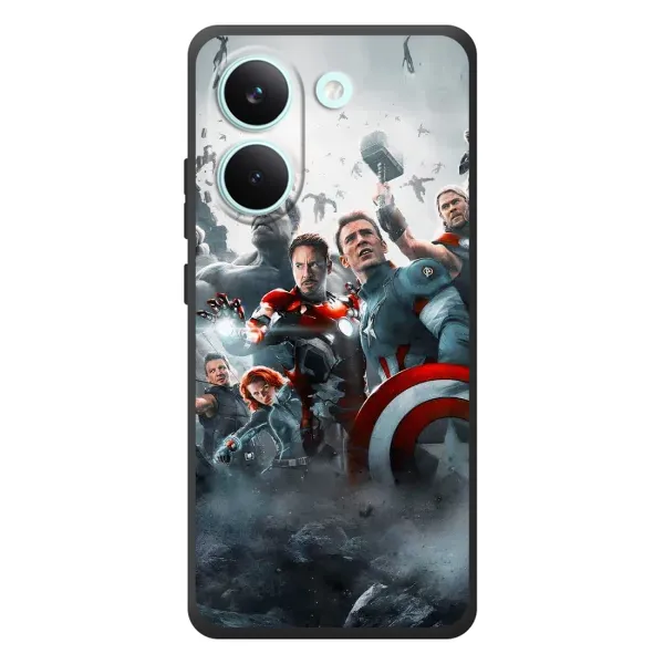 Чехол с рисунком «Команда марвел» для Xiaomi Poco X8 Pro Чехол с рисунком «Команда марвел» для Xiaomi Poco X8 Pro