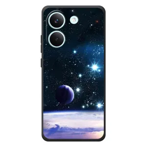 Чехол (ТПУ) с планетами на Xiaomi Poco X8 Pro (Космический вид)