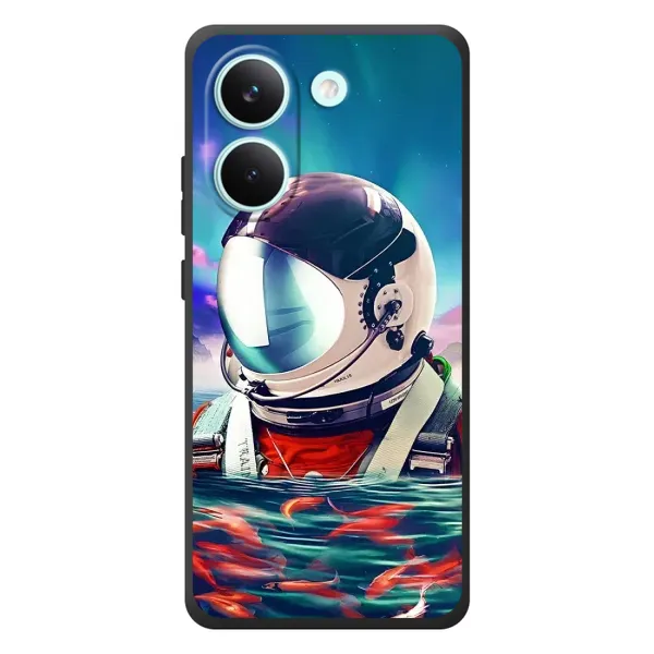 Чехол с рисунком «Космонавт в воде» для Xiaomi Poco X8 Pro Чехол с рисунком «Космонавт в воде» для Xiaomi Poco X8 Pro