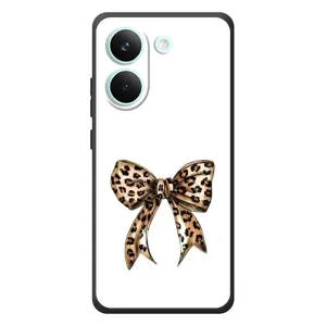 Чехол банты для Xiaomi Poco X8 Pro (Леопардовый принт)